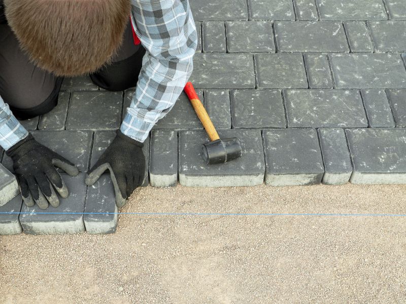 Paver Installation Crew
