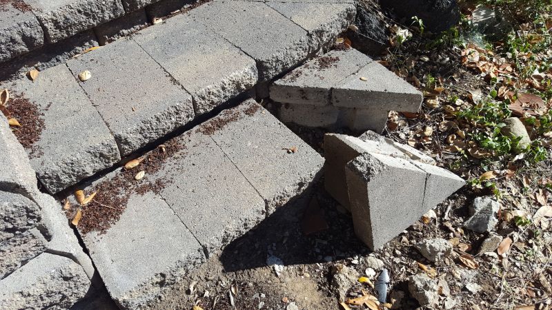 Replacing Damaged Pavers